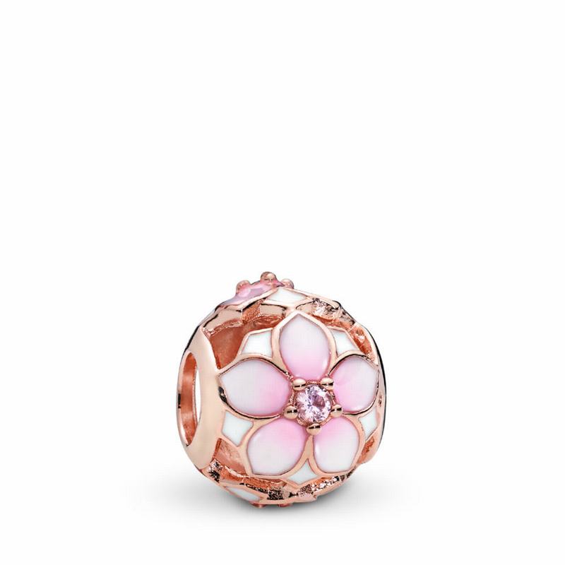 Pandora Australia Rose™ Magnolia Bloom Charm | MKLGZA483